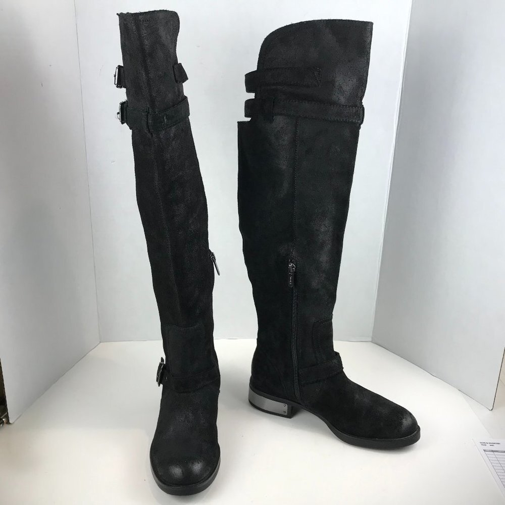 Sam Edelman Black Suede over the knee Boots US 6.5 EU 37
